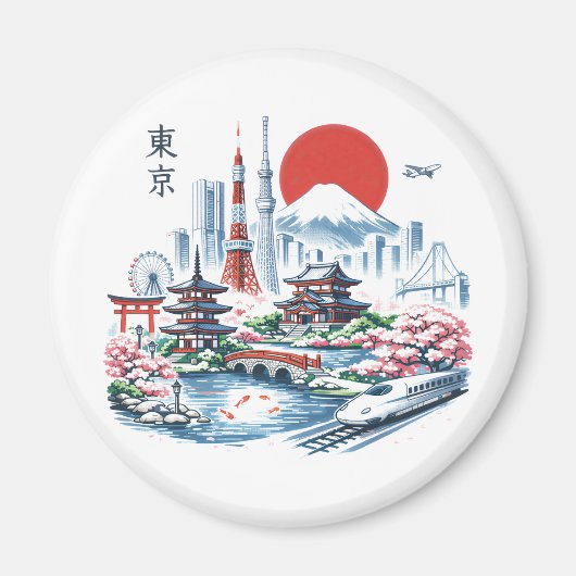 Nippon Sakura Tokyo Sakura Magnet (Vorne)