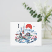 Nippon Sakura Tokyo Sakura Postkarte (Stehend Vorderseite)