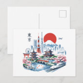 Nippon Sakura Tokyo Sakura Postkarte (Vorne/Hinten)