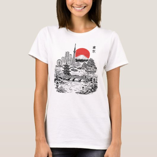 Nippon Sakura Tokyo Sakura  T-Shirt (Vorderseite)