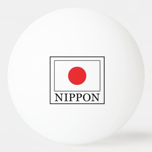 Nippon Tischtennisball (Vorderseite)