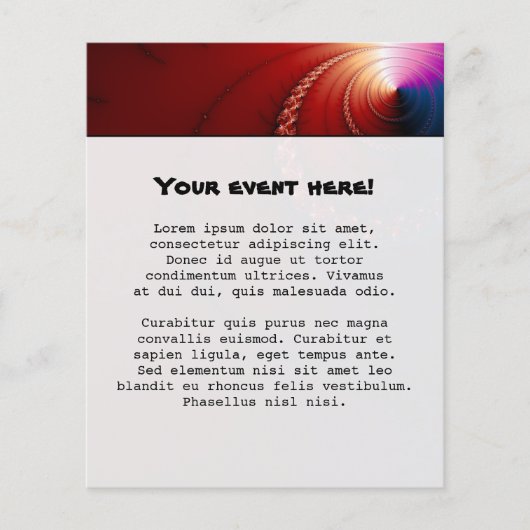 Nips - Fraktale Kunst Flyer (Vorne)