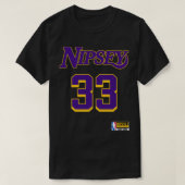 Nipsey Hussle Tribute Jersey T-Shirt (Design vorne)