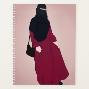 Niqab - Muslimah - Hijab Hand gezeichnet - Hijab G Planer