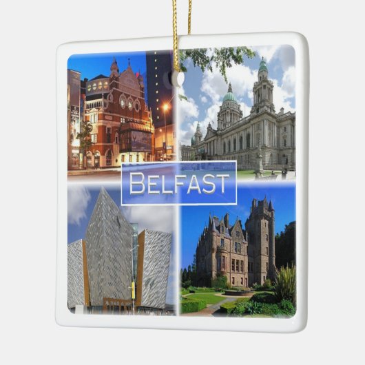 NIR003 BELFAST, Nordirland, Keramikornament (Links)