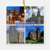 NIR003 BELFAST, Nordirland, Keramikornament (Vorderseite)