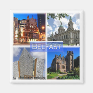 NIR003 BELFAST, Nordirland, Kühlschrankmagnet