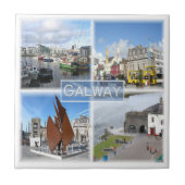 NIR004 GALWAY, Irland, Fliese (Vorderseite)