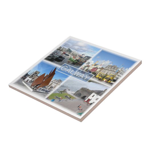 NIR004 GALWAY, Irland, Fliese (Seite)