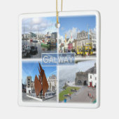 NIR004 GALWAY, Nordirland, Keramikornament (Links)