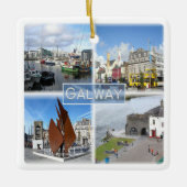 NIR004 GALWAY, Nordirland, Keramikornament (Vorderseite)
