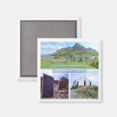 NIR009 CROAGH PATRICK, Nordirland, Kühlschrank Magnet (Vorderseite/Rückseite)