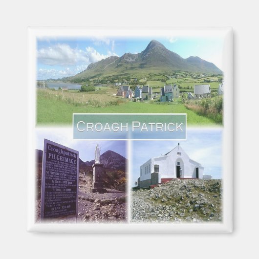 NIR009 CROAGH PATRICK, Nordirland, Kühlschrank Magnet (Vorne)