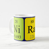 Nirav Periodenname Tasse (Vorderseite Links)