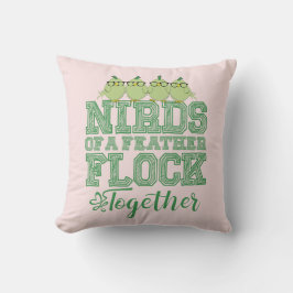 Nirds einer Feder Kissen