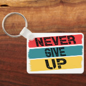 nirgends aufgeben, schlüsselanhänger (Rückseite)