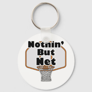 nirgendwo, aber netto Basketballkorb Schlüsselanhänger
