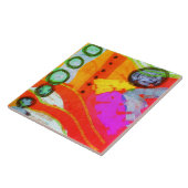 Nirgendwo Abstrakte digitale Malerei Fliese (Seite)