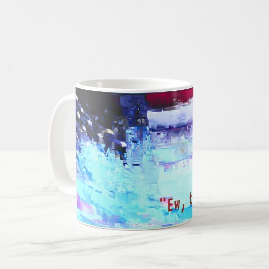 Nirgendwo Gebirgsflaggen-Bericht-Tasse Kaffeetasse (Vorderseite Links)