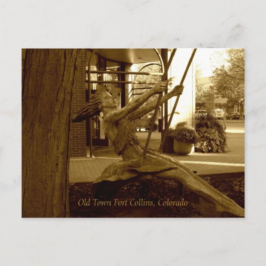 Nirgendwo hin postkarte (Vorderseite)