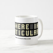 "Nirgendwo insbesondere" Kaffee-Tasse Kaffeetasse (VorderseiteRechts)