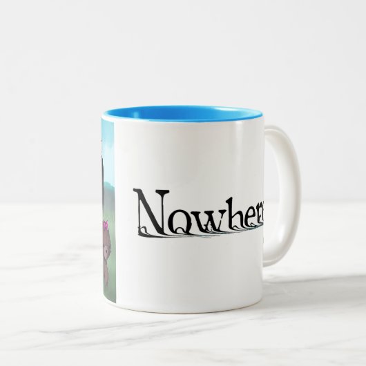 Nirgendwo Kaffee Tasse (VorderseiteRechts)