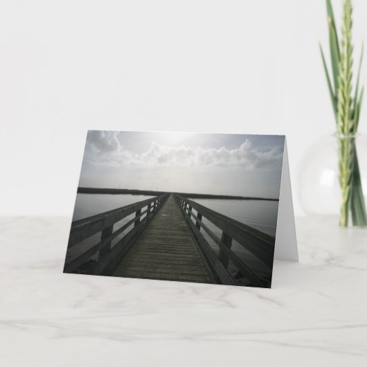 Nirgendwo zu kardieren Pier, Karte (Vorderseite)