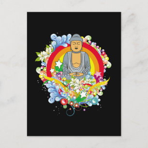 Nirvana Buddha Postkarte