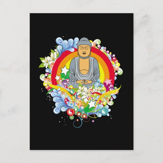 Nirvana Buddha Postkarte (Vorderseite)