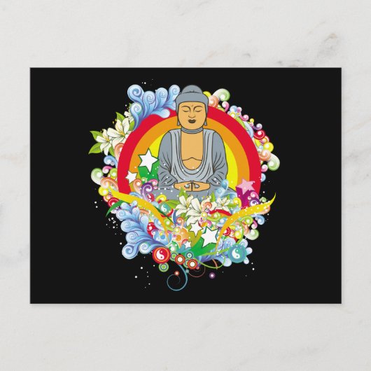 Nirvana Buddha Postkarte (Vorderseite)