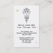 *~* Nirvana Buddhist Sacred Geometry Lotus Cosmic Visitenkarte (Rückseite)