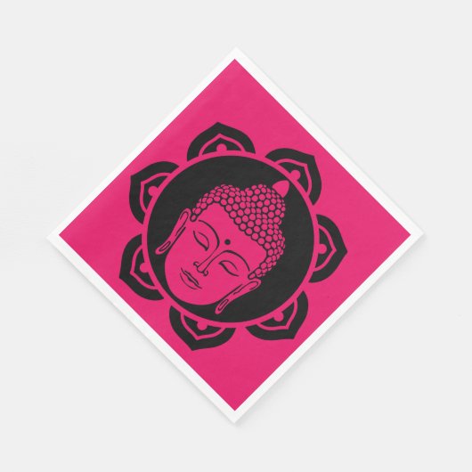 Nirvana Buddhist Serviette (Ecke)