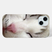 Nirvana Cat Case-Mate iPhone Hülle (Rückseite (Horizontal))