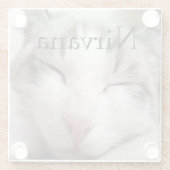 Nirvana Cat Glasuntersetzer (Rückseite)