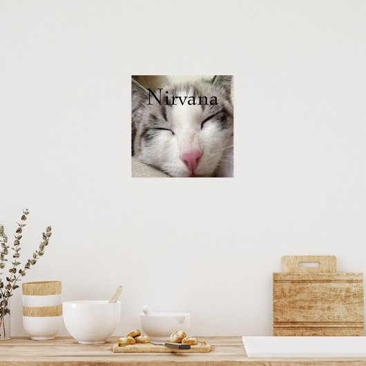 Nirvana Cat Poster (Küche)
