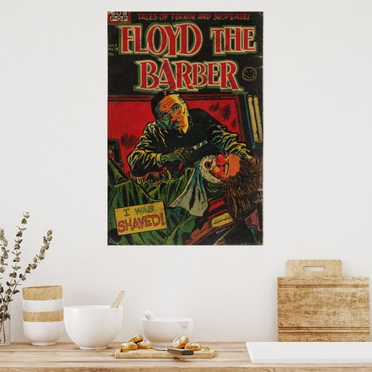 Nirvana Floyd The Barber Andy Griffith Parody Com Poster (Küche)