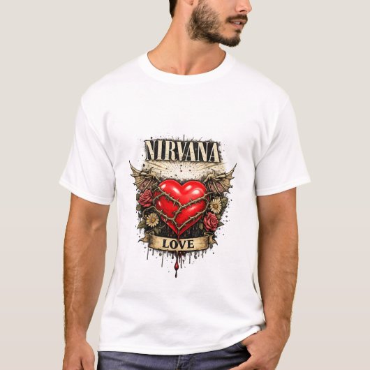 Nirvana Heart Shaped Box Shirt Design (Vorderseite)