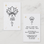 *~* Nirvana Heilige Geometrie Lotus Kosmisches Ges Visitenkarte (Vorne/Hinten)