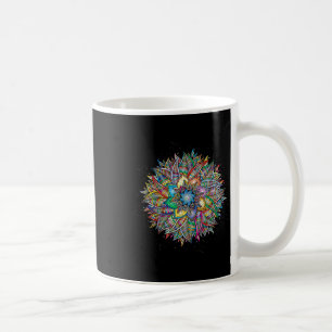 Nirvana-Mandala-Geometrie Heilige Fraktal-Kunst Yo Kaffeetasse