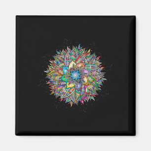 Nirvana Mandala Geometrie Heilige Fraktale Kunst Y Magnet