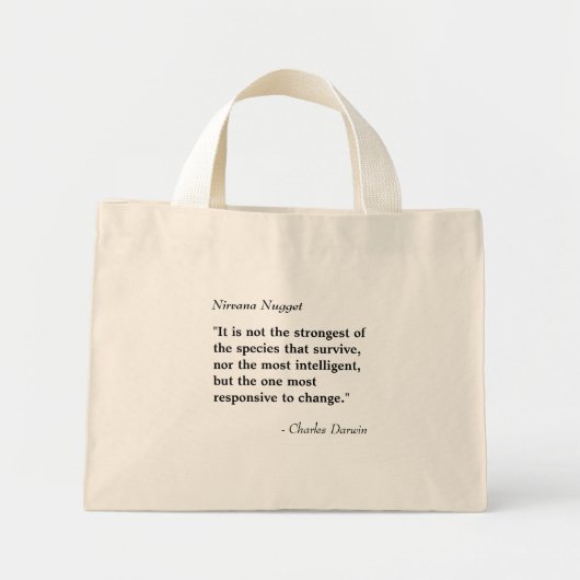 Nirvana Nugget - Beutel Vorlage lang Mini Stoffbeutel (Vorne)