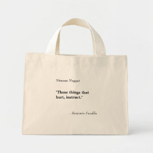 Nirvana Nugget - Beutel-Vorlage Mini Stoffbeutel