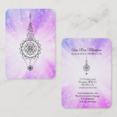 *~* Nirvana Reiki Energie Heilung Rays Sparkle Visitenkarte (Vorne/Hinten)