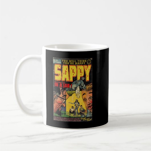 Nirvana - Sappy Comic Book Parody Classic Kaffeetasse (Links)