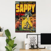 Nirvana Sappy Comic Book Parody Poster (Heimbüro)