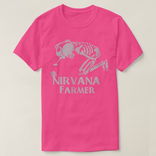 Nirvana Skeleton Bauer  T-Shirt (Design vorne)