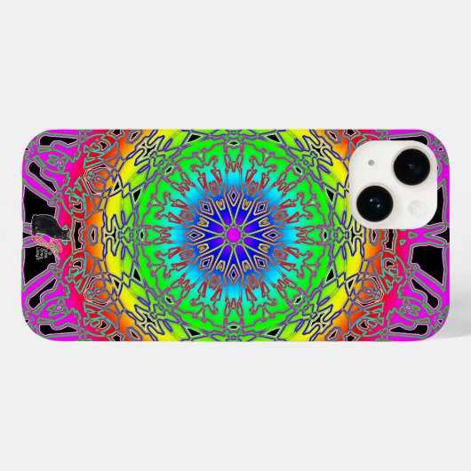 Nirvana Spectra Glyph Case-Mate iPhone Hülle (Rückseite (Horizontal))