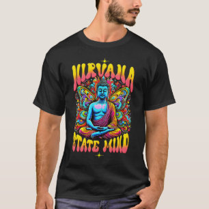 Nirvana Staat für Gedankenmeditation Grafischer Bu T-Shirt