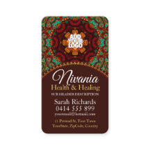 Nirvania Earth Fügen Sie Ihr Logo Mandala Wellness