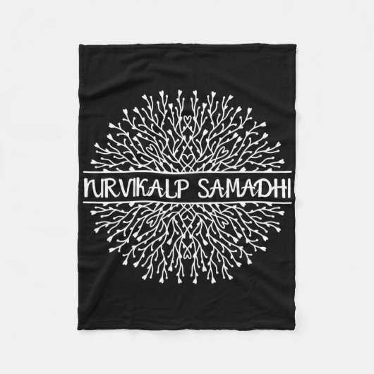Nirvikalp Samadhi Mandala Heilige Fraktale Geometr Fleecedecke (Vorderseite)